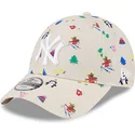 new-era-new-york-yankees-mlb-9forty-festive-beige-justerbar-buet-kasket-til-dreng
