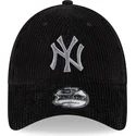 kasketter-buet-sort-justerbar-rem-9forty-wide-cord-fra-new-york-yankees-mlb-af-new-era