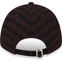 brun-justerbar-9forty-flannel-cap-med-buet-skygge-fra-new-york-yankees-mlb-fra-new-era
