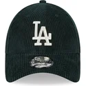 9forty-wide-cord-los-angeles-dodgers-mlb-new-era-justerbar-gron-buet-kasket-med-beige-logo