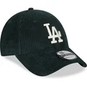 9forty-wide-cord-los-angeles-dodgers-mlb-new-era-justerbar-gron-buet-kasket-med-beige-logo