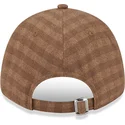 kasketter-buet-brun-justerbar-rem-9forty-flannel-fra-los-angeles-dodgers-mlb-af-new-era