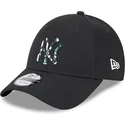 kasketter-buet-sort-justerbar-rem-9forty-seasonal-infill-fra-new-york-yankees-mlb-af-new-era