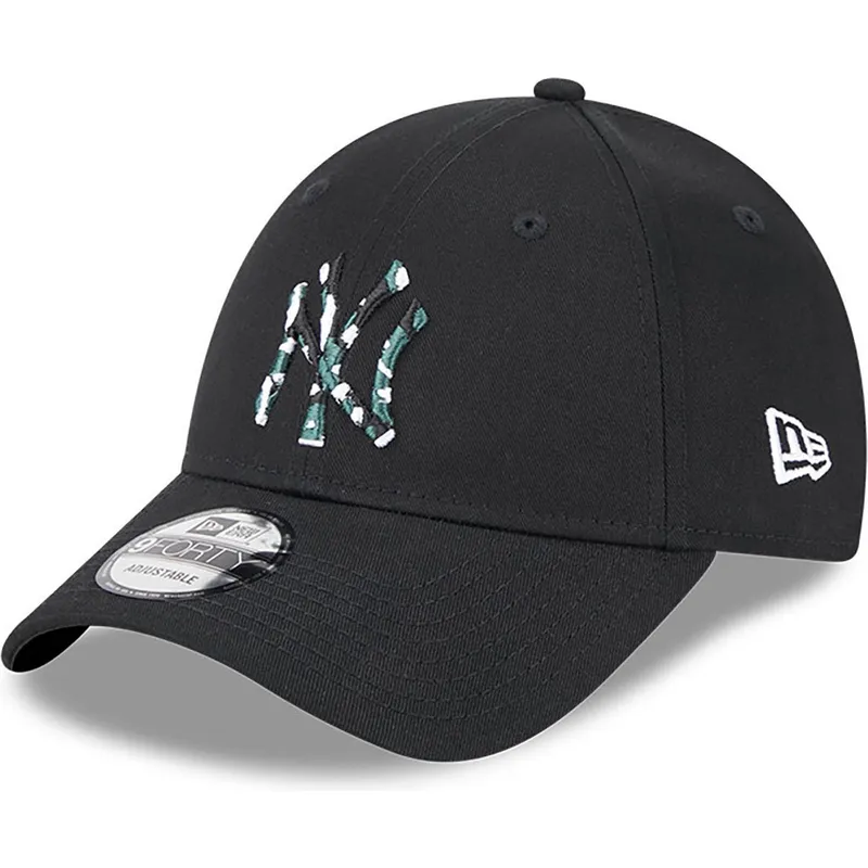 kasketter-buet-sort-justerbar-rem-9forty-seasonal-infill-fra-new-york-yankees-mlb-af-new-era