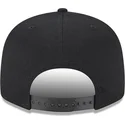 flad-sort-snapback-kasket-med-brunt-logo-9fifty-seasonal-infill-fra-new-york-yankees-mlb-fra-new-era