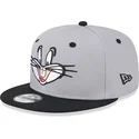 kasketter-flad-gra-snapback-9fifty-fra-bugs-bunny-looney-tunes-af-new-era