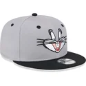 kasketter-flad-gra-snapback-9fifty-fra-bugs-bunny-looney-tunes-af-new-era