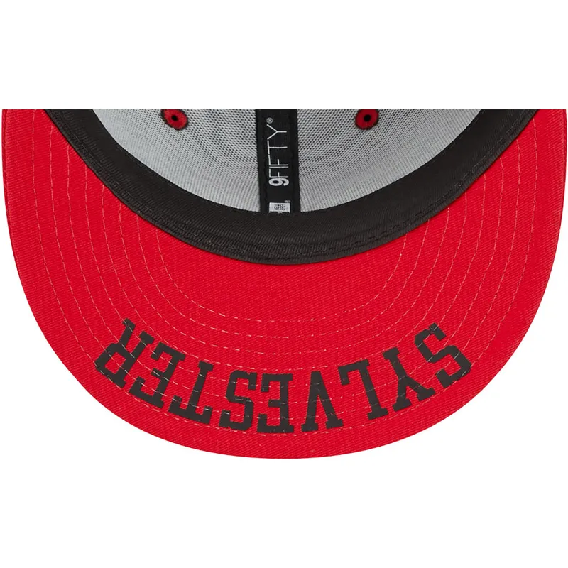 kasketter-flad-sort-snapback-9fifty-fra-silvestre-looney-tunes-af-new-era