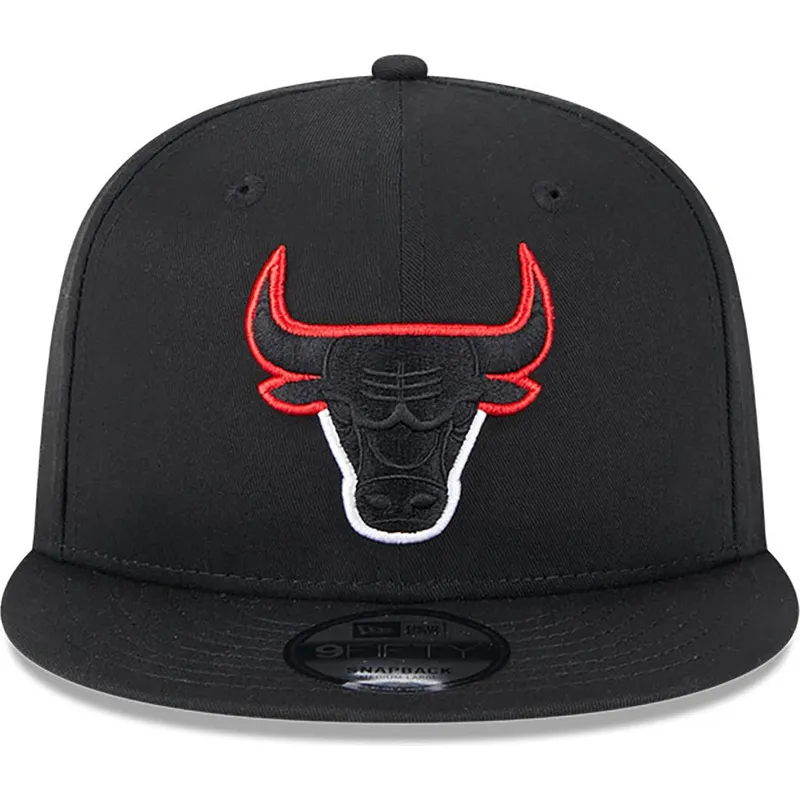 kasketter-flad-sort-snapback-9fifty-split-fra-chicago-bulls-nba-af-new-era
