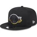 kasketter-flad-sort-snapback-9fifty-split-fra-los-angeles-lakers-nba-af-new-era