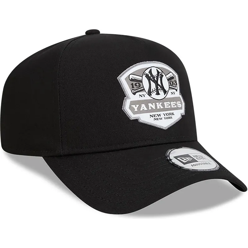 kasketter-buet-sort-snapback-a-frame-patch-fra-new-york-yankees-mlb-af-new-era