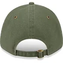 new-york-yankees-mlb-new-era-9forty-vasket-laerred-gron-justerbar-bojet-kasket-med-gront-logo