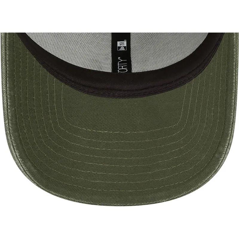 kasketter-buet-gron-justerbar-rem-9forty-washed-canvas-fra-new-york-yankees-mlb-af-new-era