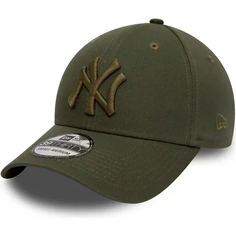 new-era-new-york-yankees-mlb-39thirty-league-essential-gron-buet-cap-med-justerbart-fit-og-gront-logo