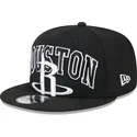 sort-fladskaerms-snapback-9fifty-tip-off-2023-houston-rockets-nba-kasket-fra-new-era