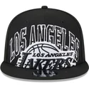 sort-fladskaerms-snapback-9fifty-tip-off-2023-kasket-fra-los-angeles-lakers-nba-fra-new-era