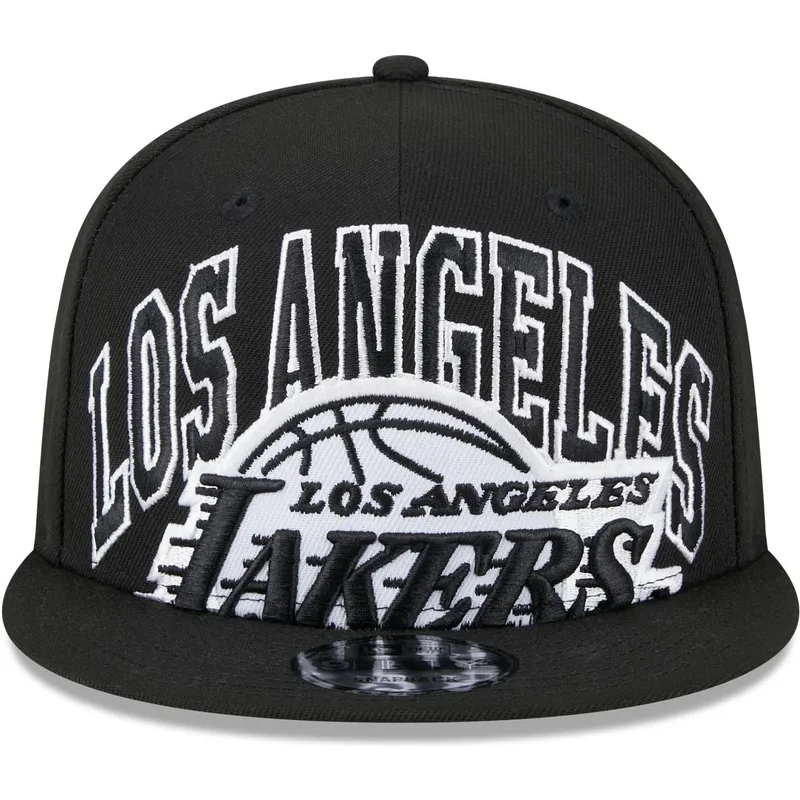 sort-flad-snapback-9fifty-kasket-tip-off-2023-fra-los-angeles-lakers-nba-fra-new-era