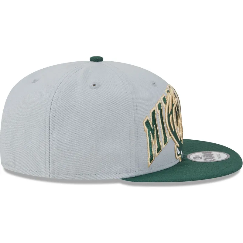 kasketter-flad-gra-snapback-9fifty-tip-off-2023-fra-milwaukee-bucks-nba-af-new-era