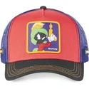 rod-bla-og-sort-trucker-kasket-marvin-the-martian-loo7-ma2-looney-tunes-fra-capslab