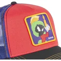 rod-bla-og-sort-trucker-kasket-marvin-the-martian-loo7-ma2-looney-tunes-fra-capslab