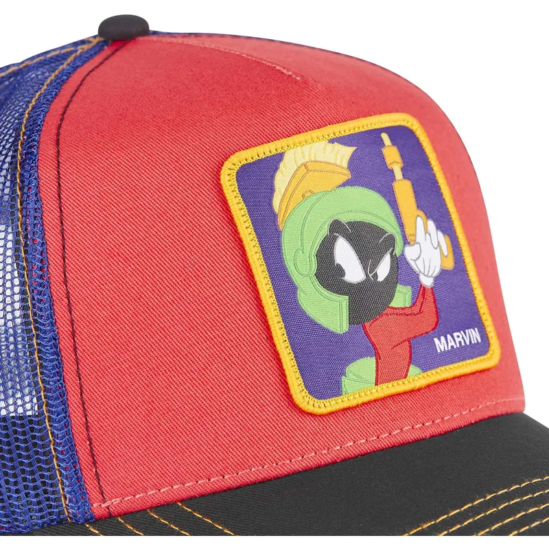 kasketter-buet-rod-snapback-marvin-marsboeren-looney-tunes-af-capslab kasketter-buet-rod-snapback-marvin-marsboeren-looney-tunes-af-capslab
