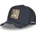 capslab-looney-tunes-coyote-loo8-coy1-morkebla-denim-buet-kasket