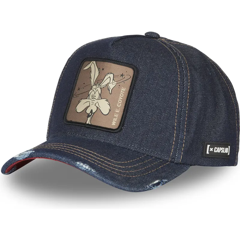 kasketter-buet-marinebla-snapback-coyote-looney-tunes-af-capslab