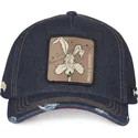 capslab-looney-tunes-coyote-loo8-coy1-morkebla-denim-buet-kasket