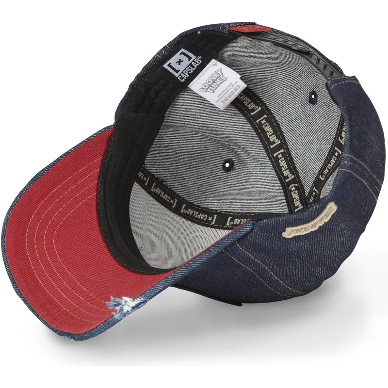 kasketter-buet-marinebla-snapback-coyote-looney-tunes-af-capslab