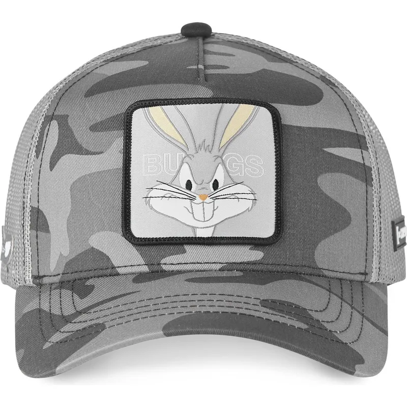 kasketter-buet-gra-snapback-bugs-bunny-looney-tunes-af-capslab