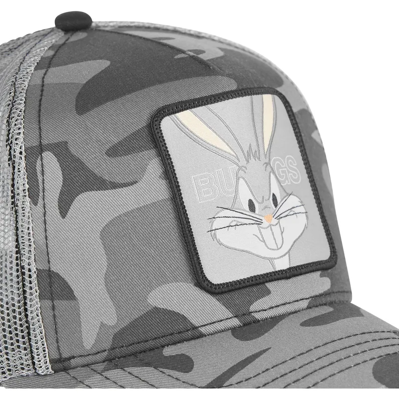 kasketter-buet-gra-snapback-bugs-bunny-looney-tunes-af-capslab