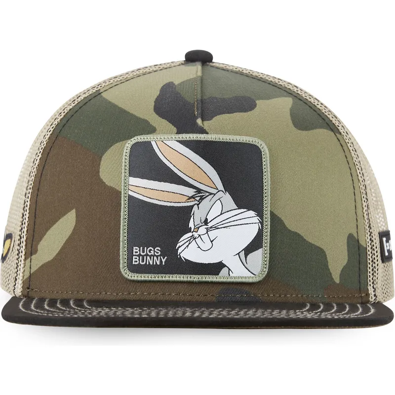 kasketter-flad-camouflage-snapback-bugs-bunny-looney-tunes-af-capslab