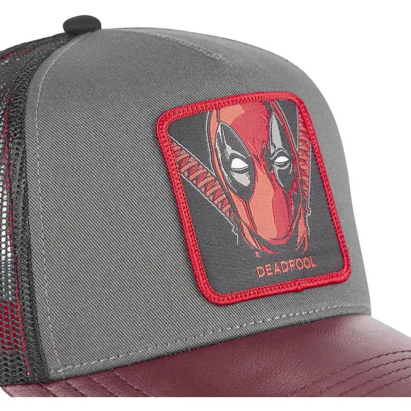 kasketter-buet-gra-snapback-deadpool-marvel-comics-af-capslab