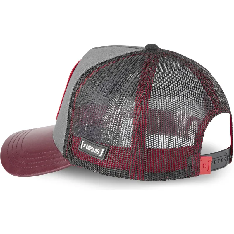 kasketter-buet-gra-snapback-deadpool-marvel-comics-af-capslab