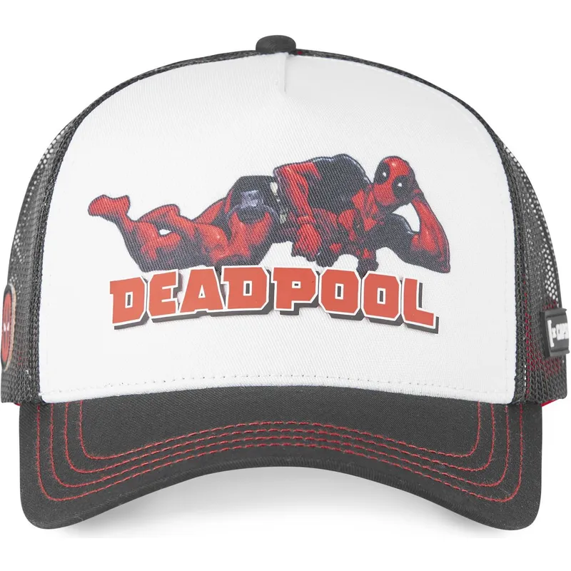 kasketter-buet-sort-snapback-deadpool-marvel-comics-af-capslab kasketter-buet-sort-snapback-deadpool-marvel-comics-af-capslab