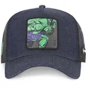 kasketter-buet-marinebla-snapback-hulk-marvel-comics-af-capslab