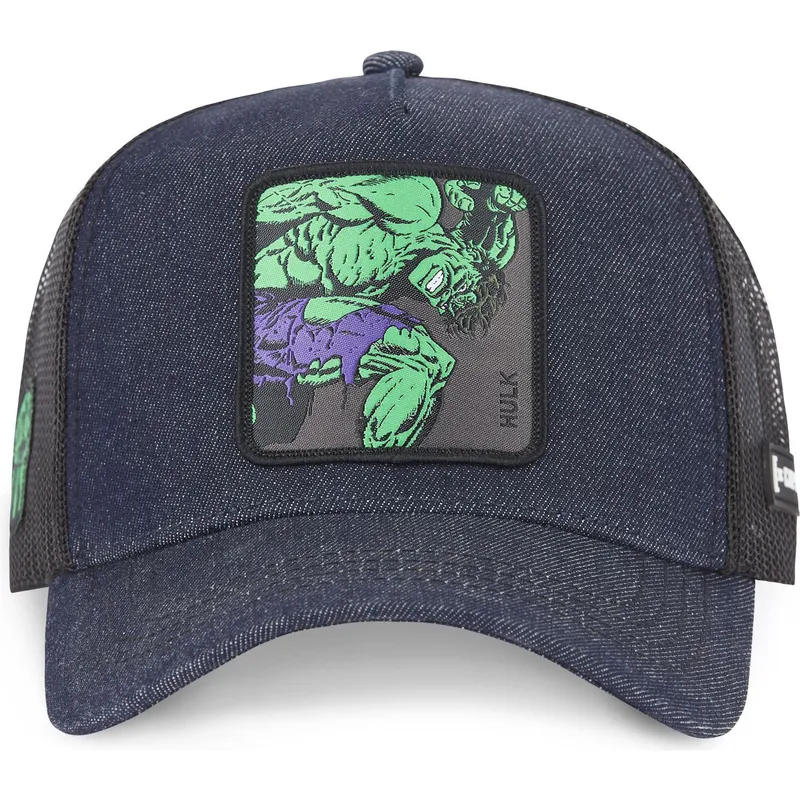 kasketter-buet-marinebla-snapback-hulk-marvel-comics-af-capslab