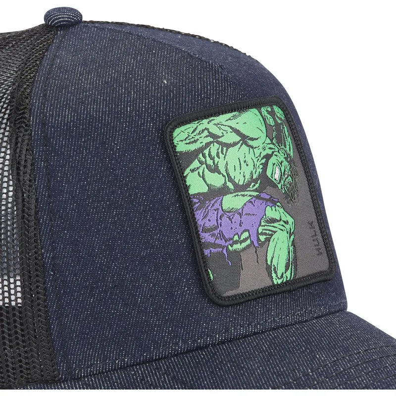 kasketter-buet-marinebla-snapback-hulk-marvel-comics-af-capslab