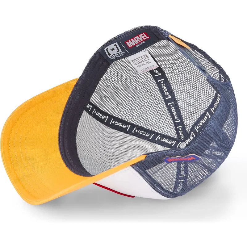 kasketter-buet-hvid-snapback-wolverine-marvel-comics-af-capslab kasketter-buet-hvid-snapback-wolverine-marvel-comics-af-capslab