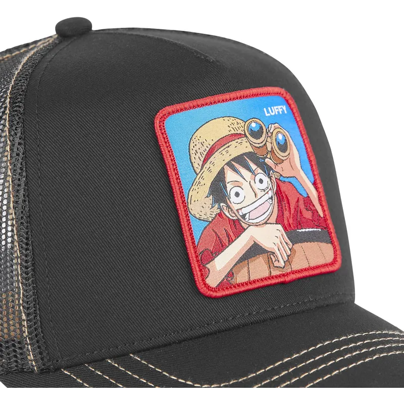 kasketter-buet-sort-snapback-monkey-d-luffy-one-piece-af-capslab
