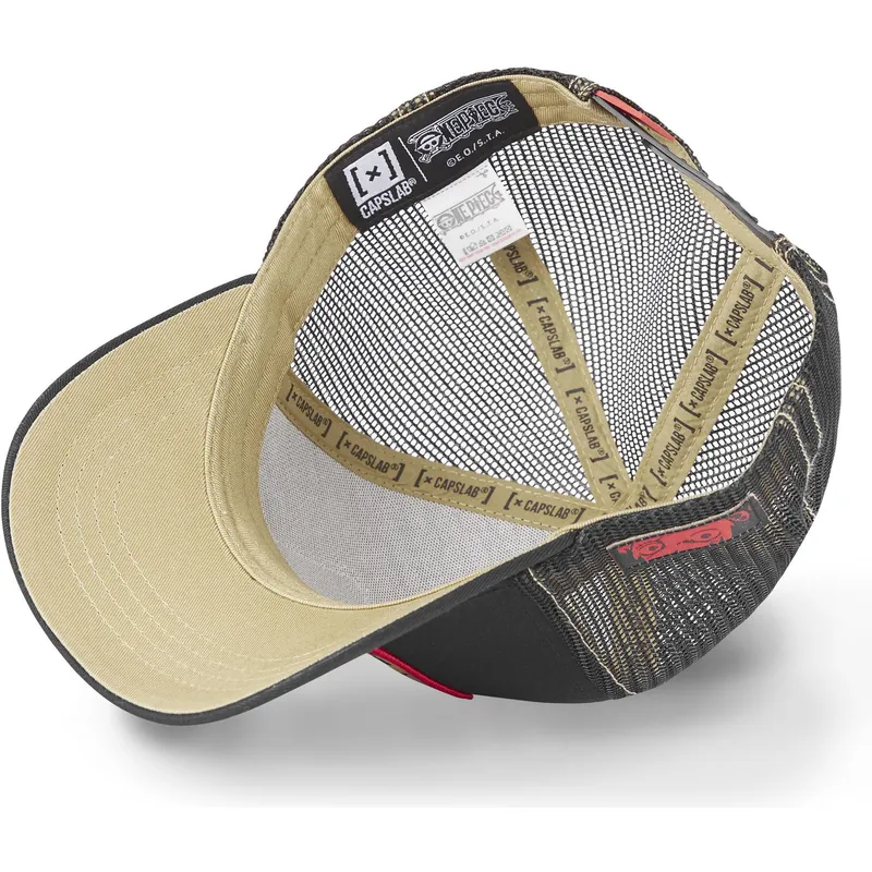 kasketter-buet-sort-snapback-monkey-d-luffy-one-piece-af-capslab