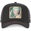 kasketter-buet-sort-snapback-roronoa-zoro-one-piece-af-capslab