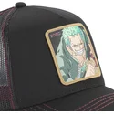 kasketter-buet-sort-snapback-roronoa-zoro-one-piece-af-capslab