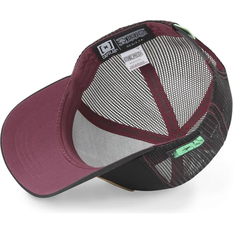 kasketter-buet-sort-snapback-roronoa-zoro-one-piece-af-capslab