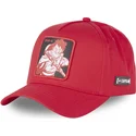 kasketter-buet-rod-snapback-monkey-d-luffy-one-piece-af-capslab