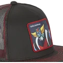 kasketter-flad-sort-snapback-robot-grendizer-robot-grendizer-af-capslab