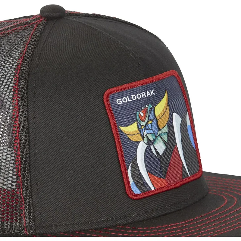 kasketter-flad-sort-snapback-robot-grendizer-robot-grendizer-af-capslab