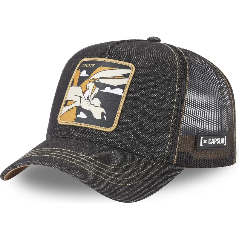 kasketter-buet-sort-snapback-coyote-looney-tunes-af-capslab