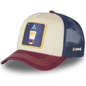 kasketter-buet-beige-snapback-b52-cocktails-af-capslab
