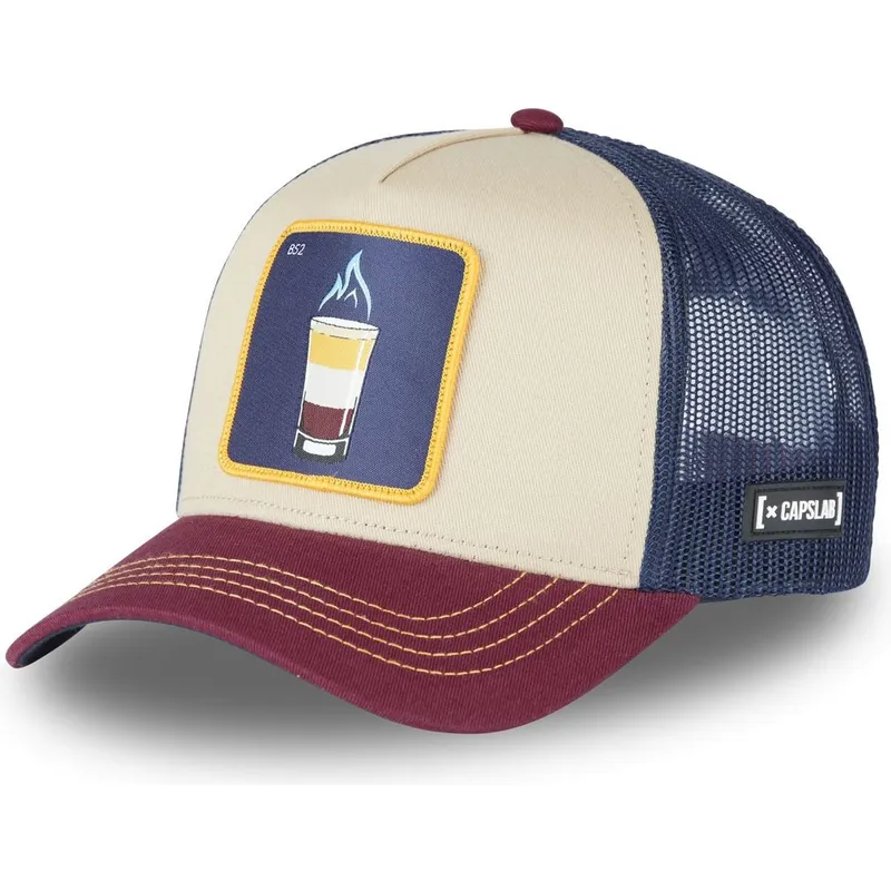 kasketter-buet-beige-snapback-b52-cocktails-af-capslab